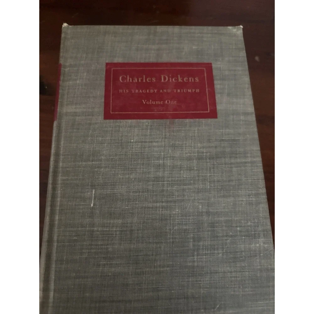 Vintage 1952 Charles Dickens His Tragedy and Triumph 2 Volumes by Johnson